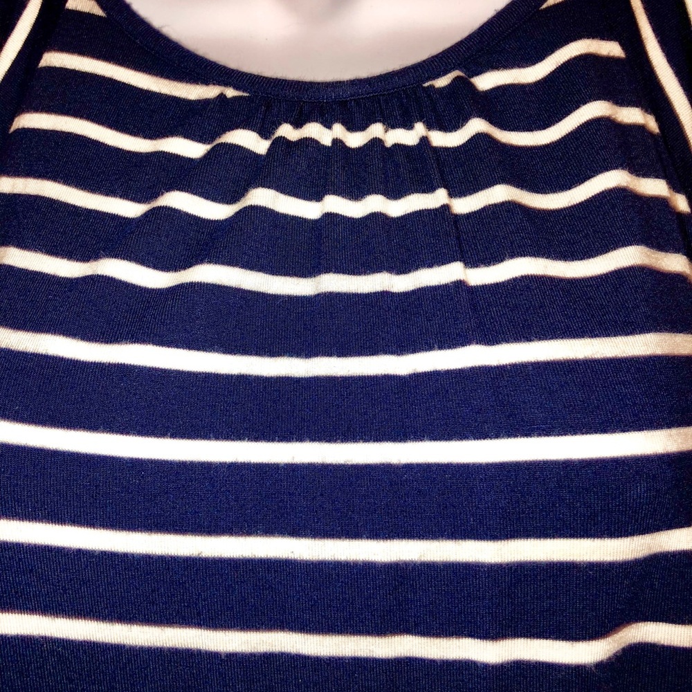 🔴SOLD🔴 MAX STUDIO DARK NAVY & WHITE STRIPED - Picture 5 of 5